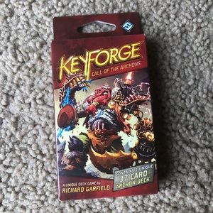 Key forge card deck game.